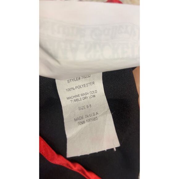 Naughty Ninja Womens S Halloween Sexy Costume Two Piece Black Red - Picture 4 of 4